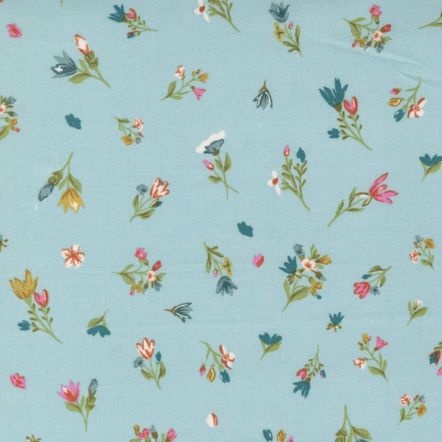 Songbrook - A new page - blue floral