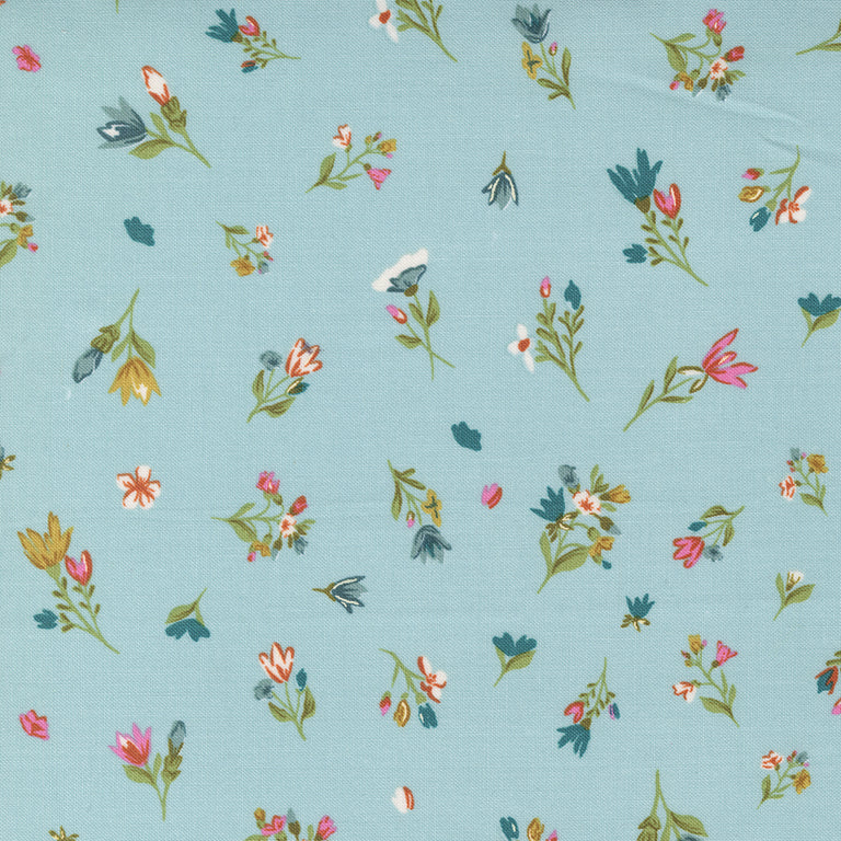 Songbrook - A new page - blue floral